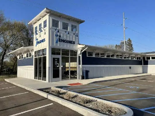 Exterior of 7Engines store at Buchanan, Michigan.